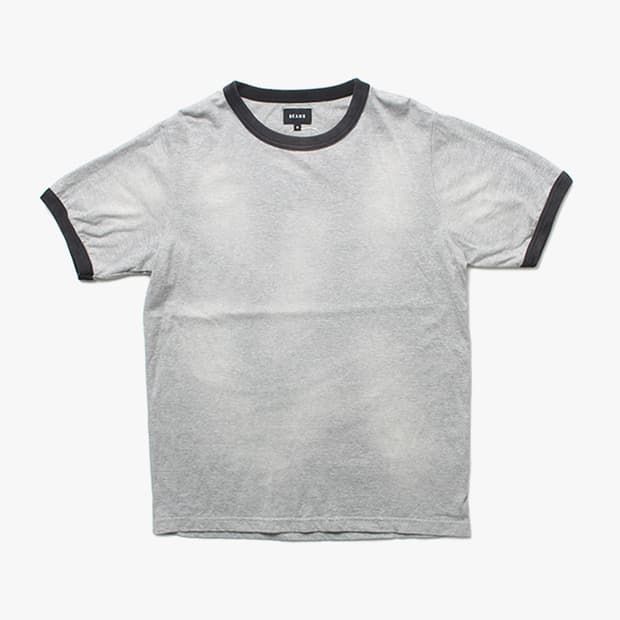 BEAMS "Grey Ringer T-Shirts"