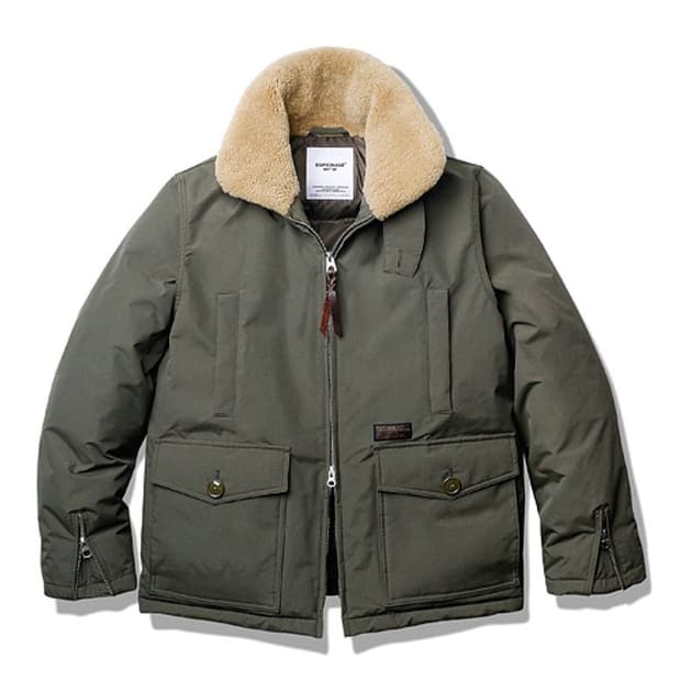 에스피오나지 Akron Classic Down Parka Olive