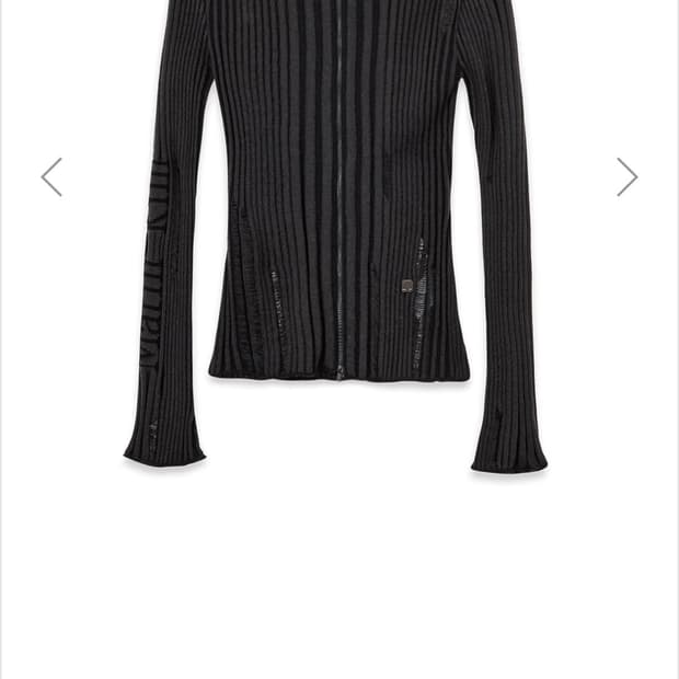 마뗑킴 가디건 차콜 s