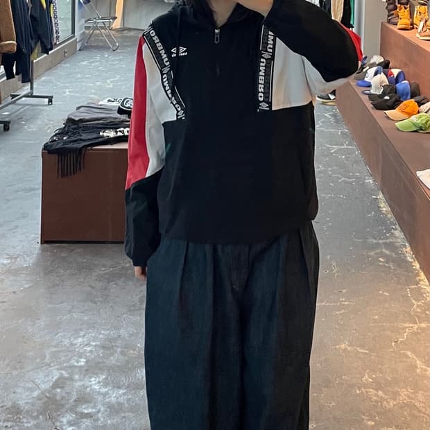 엄브로 USB 컬러블록 아노락 자켓 H1056