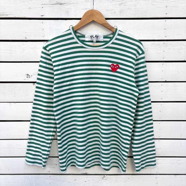 Comme des Garcons 꼼데가르송 스트라이프 롱슬리브 티셔츠