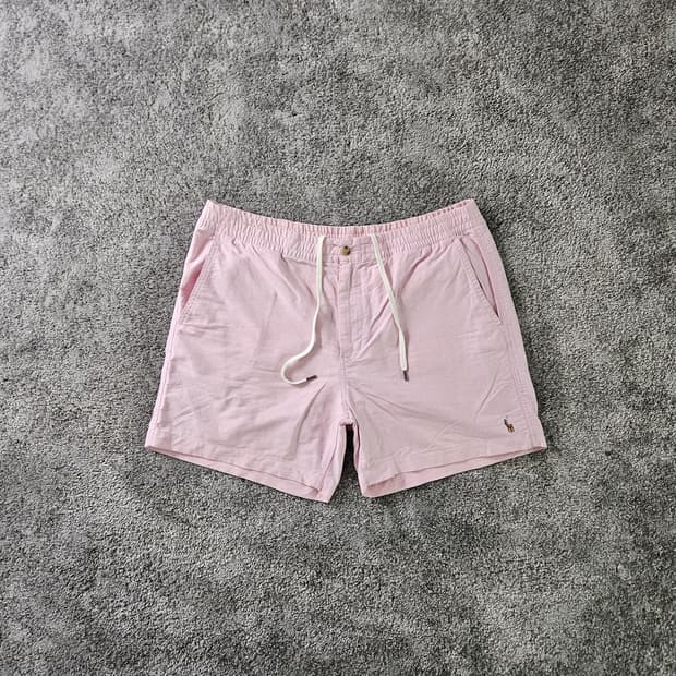 [무료배송] POLO RALPH LAUREN 핑크색 클래식핏 반바지