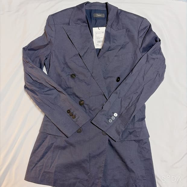 Theory 띠어리 더블 브레스티드 블레이저