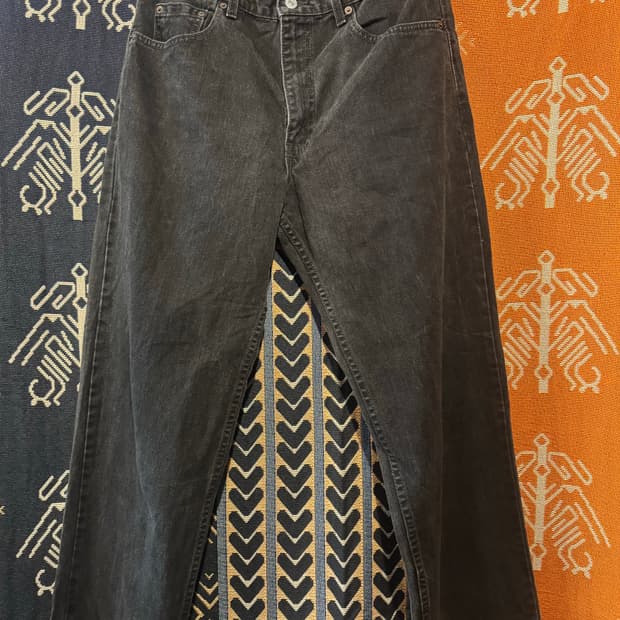 리바이스 550 00s USA데님팬츠 블랙