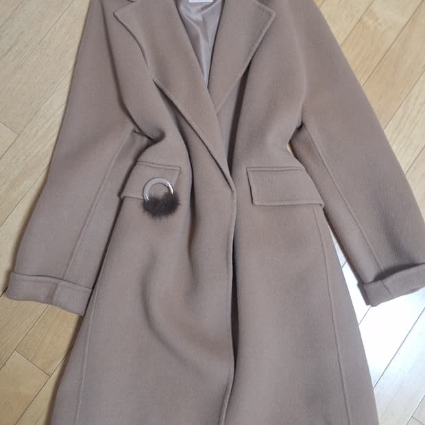 CC collect 인디핑크 퍼 코트