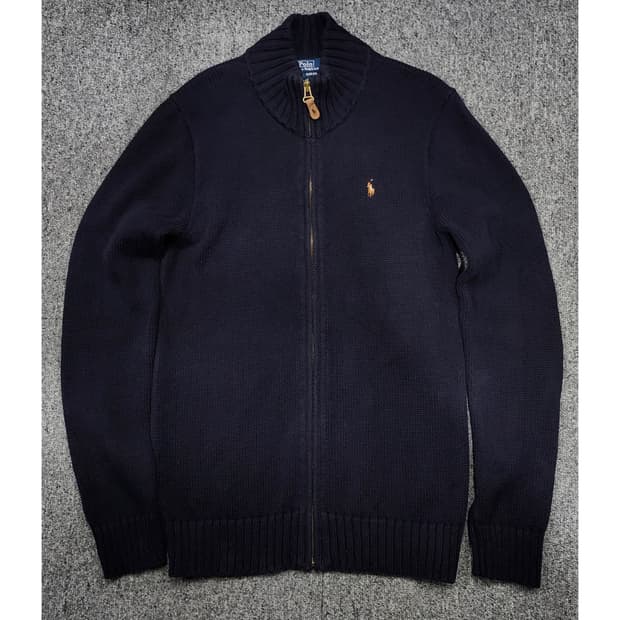 폴로 랄프로렌 니트 집업 네이비 XL