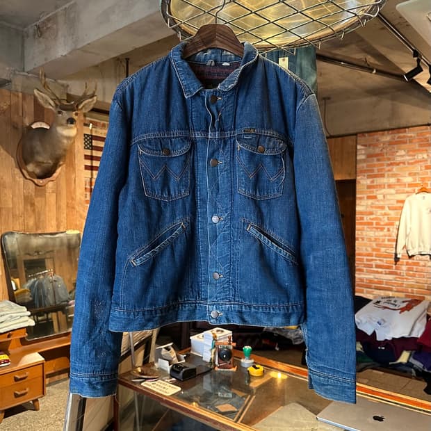 70s USA 빈티지 랭글러 20MJ 데님 자켓 124MJ