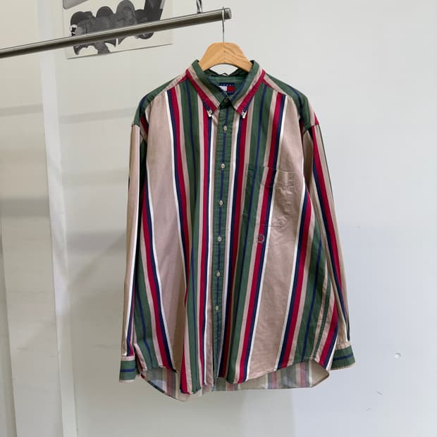 TOMMY HILFIGER 스트라이프 셔츠