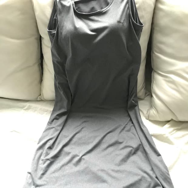 PUMA sporty grey cool jersey onepiece