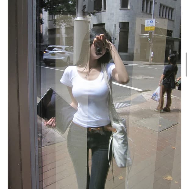 베이델리 이너 반팔티
