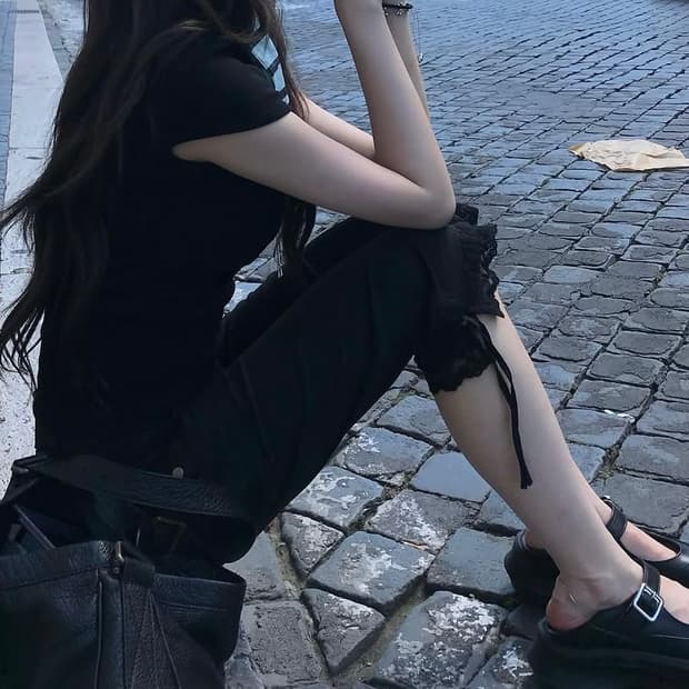 미레코 레이스 코르셋 카프리팬츠 블랙 1 사이즈 빈티지 카프리 아카이브