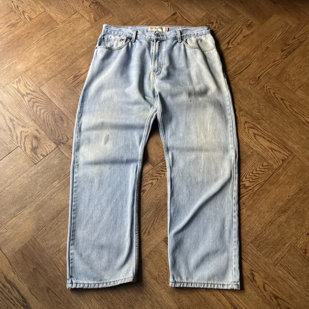 [38]리바이스 505 라이트블루 데님 팬츠
