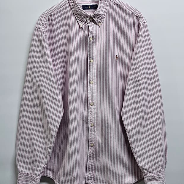 폴로 랄프로렌 스트라이프 셔츠 남방 XL