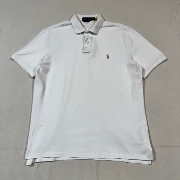 M) 폴로 랄프로렌 클래식핏 반팔 카라티 PK 신형 큐알탭