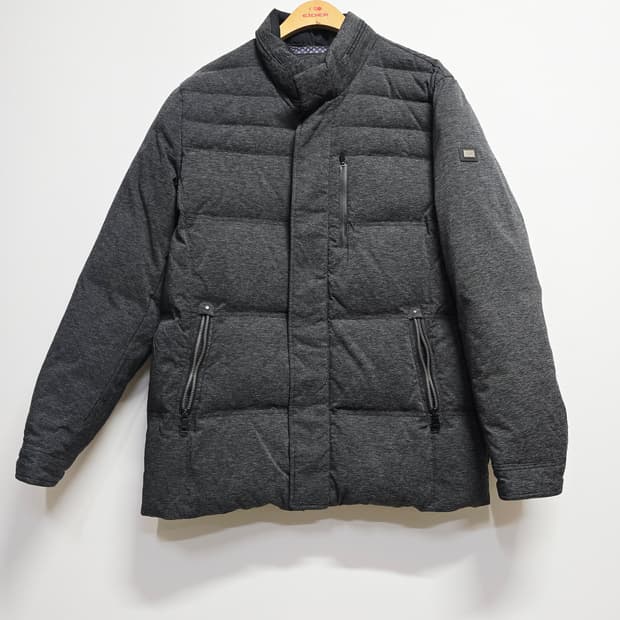 크로커다일 남성 그레이 패딩 자켓 점퍼