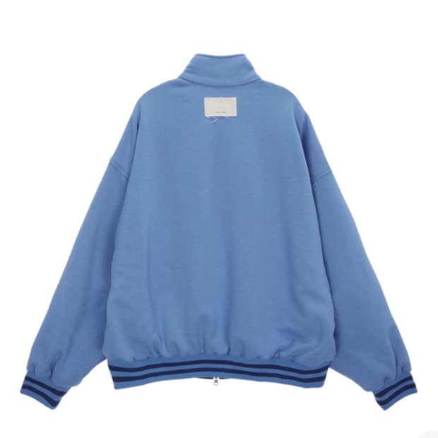 마뗑킴 리버시블 코팅 트랙 점퍼 블루