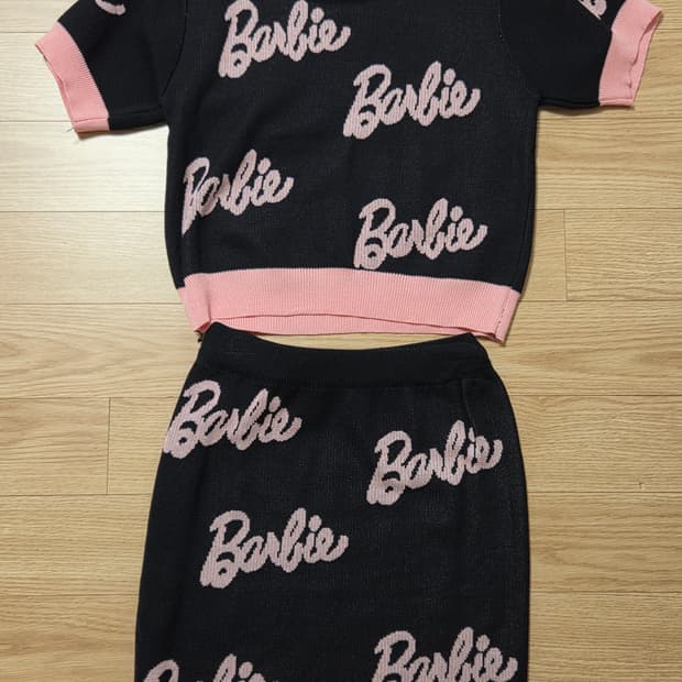 바비 니트 상하의 세트