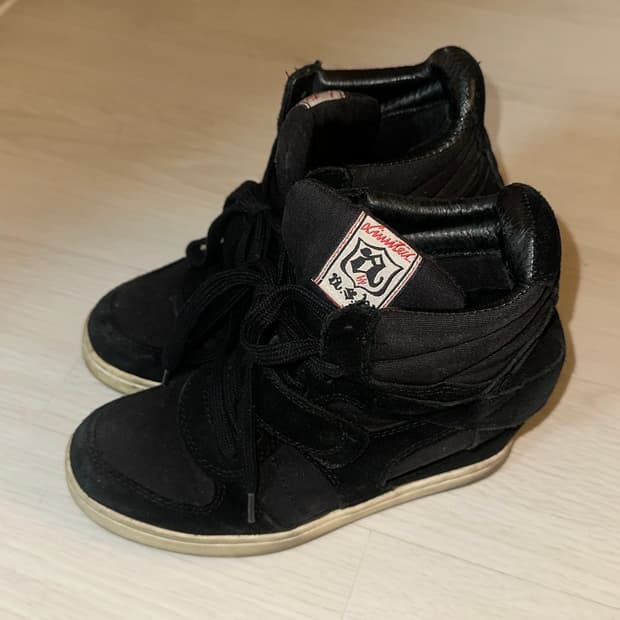 Ash 아쉬 웨지힐 스니커즈 하이탑 245 39