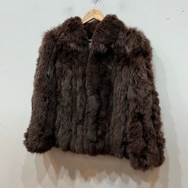 HIROKI 일본 빈티지 리얼 래빗 퍼 자켓