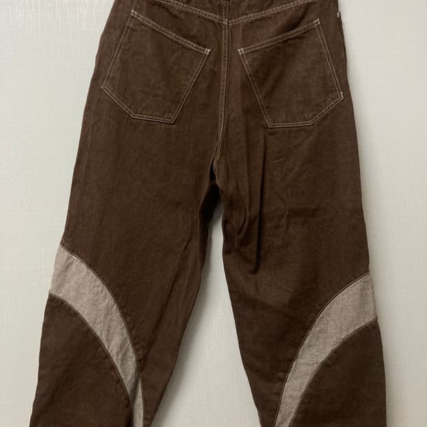애드오프 브라운 바지 50