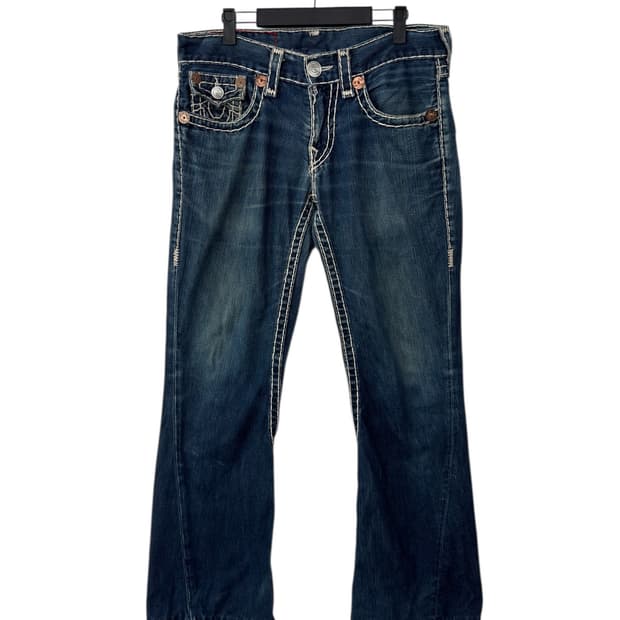 트루릴리젼 조이 수퍼티 로우라이즈 부츠컷 데님팬츠