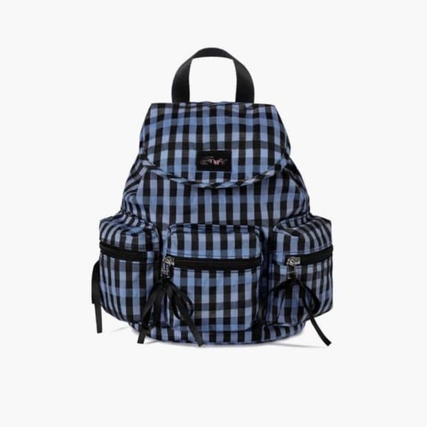 페넥 체크 백팩 POCKET BACKPACK CHECK BLUE