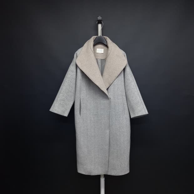 미샤 MICHAA 추동 캐시미어블랜 롱 코트 55.44