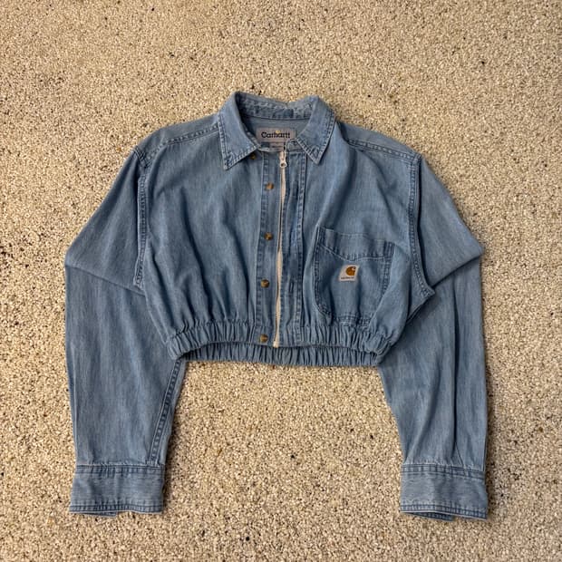 칼하트 커스텀 크롭 셔츠 ⭐️866