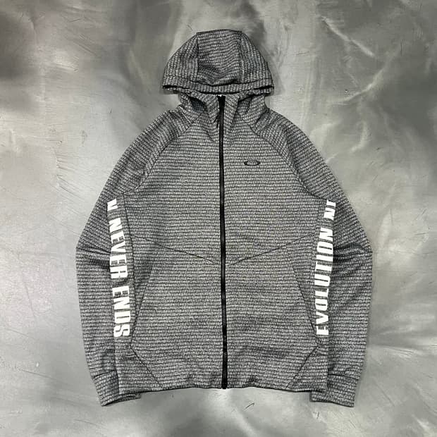  오클리 사이드 레터링 후드집업 y16219