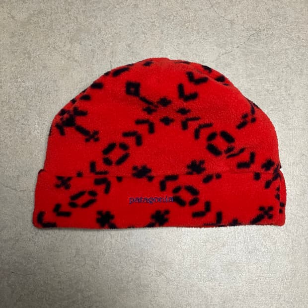 90s usa 파타고니아 아즈텍 플리스 비니