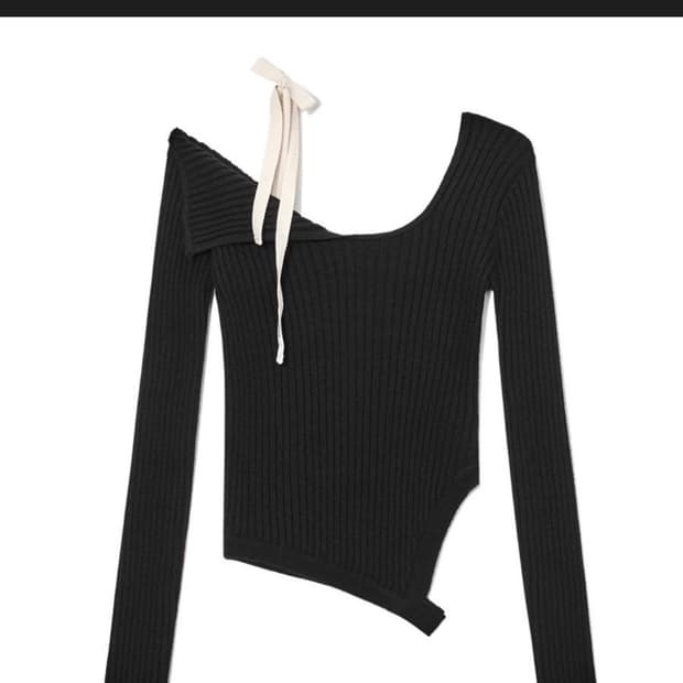 글로니 아이사 니트 블랙