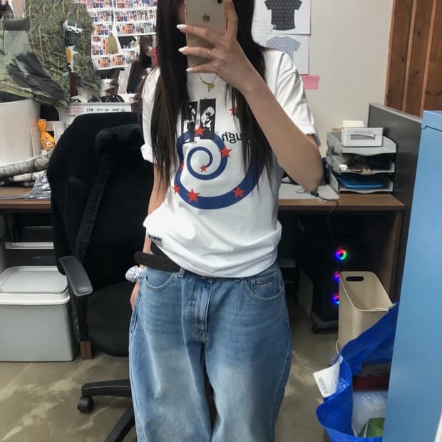 쏘비 오버핏 반팔티