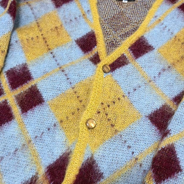 니들스 모헤어 가디건 L