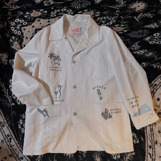 Hysteric Glamour 히스테릭글래머 초어 워크자켓 