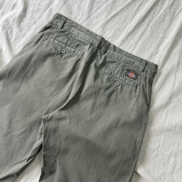 디키즈 빈티지 카키베이지 치노팬츠 32