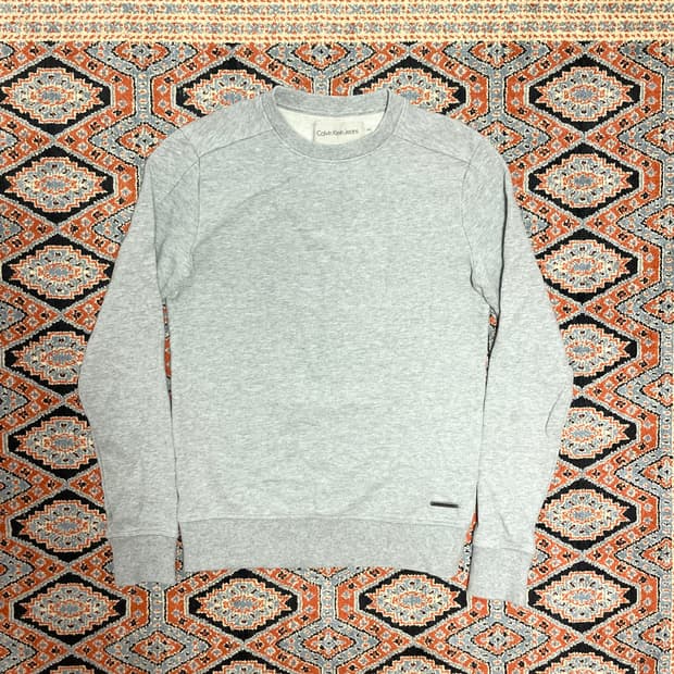 캘빈클라인 그레이 맨투맨 여성XS