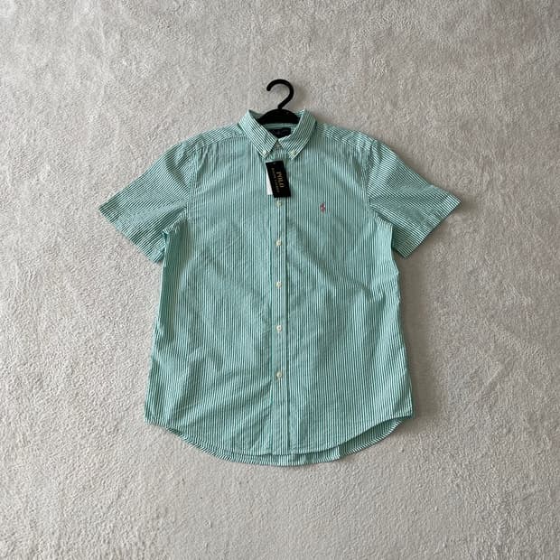 (새상품) 폴로 여성 시어서커 반팔셔츠 S 보이즈XL