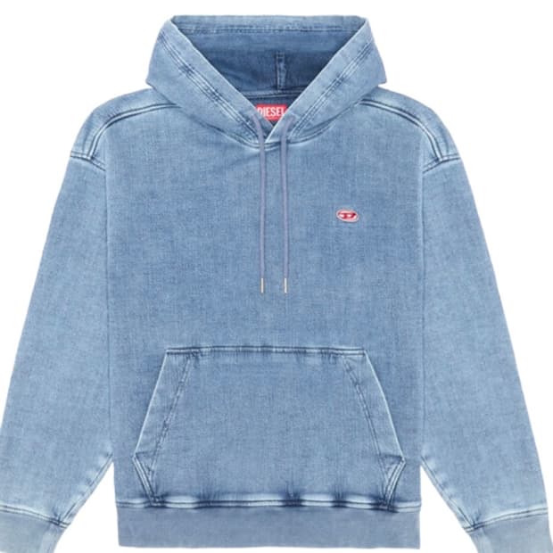 디젤 데님 후드 라이트블루
