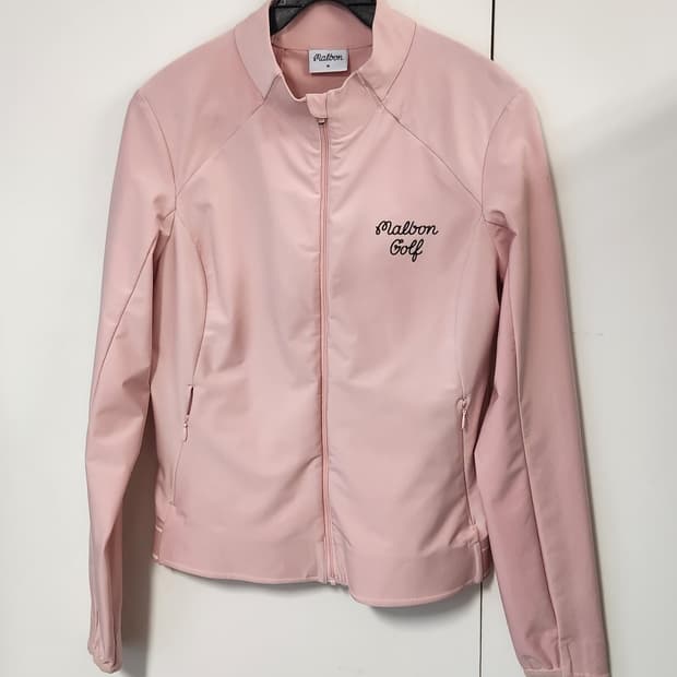 말본골프 핑크색 여성용 바람막이 점퍼 M
