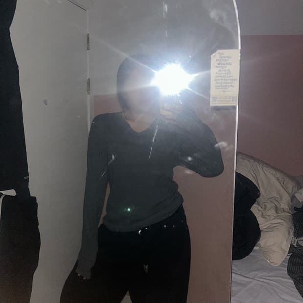 폴로랄프로렌 브이넥 와플슬리브