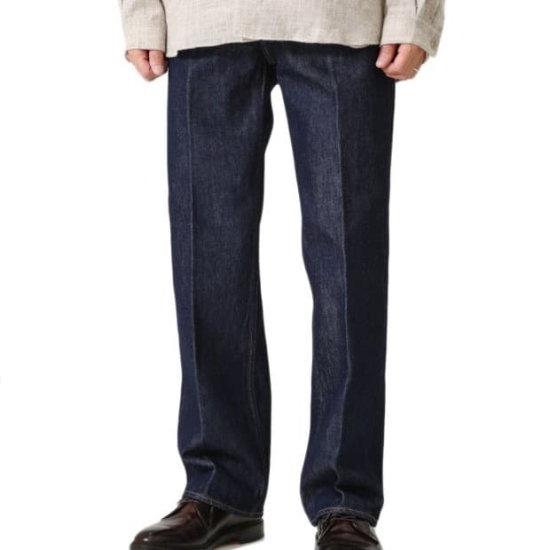 오라리 하드트위스트 5p 인디고 데님