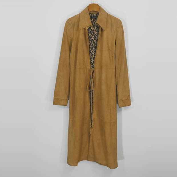 Dolce & Gabbana 스웨이드롱코트