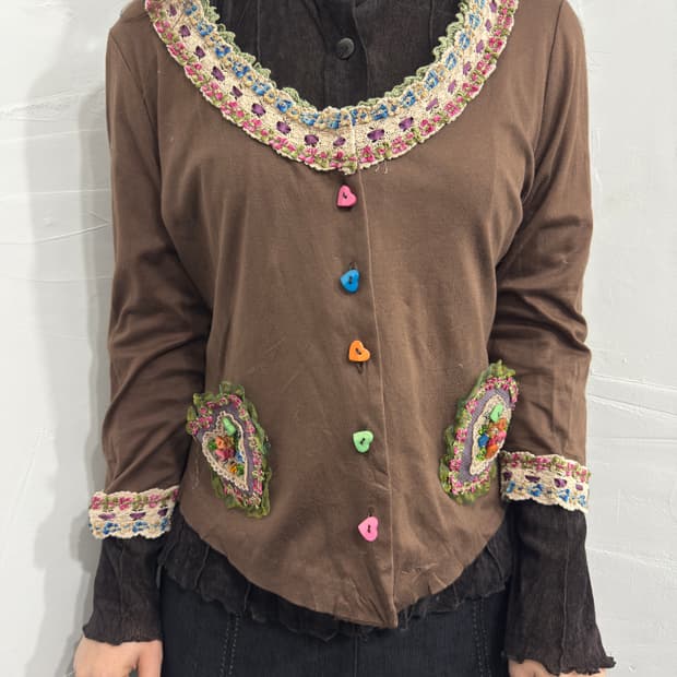 non non doll design cardigan