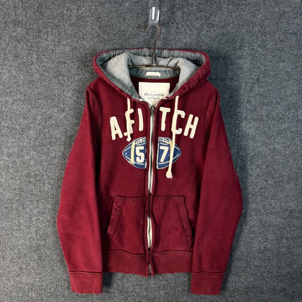 아베크롬비 패치 후드집업