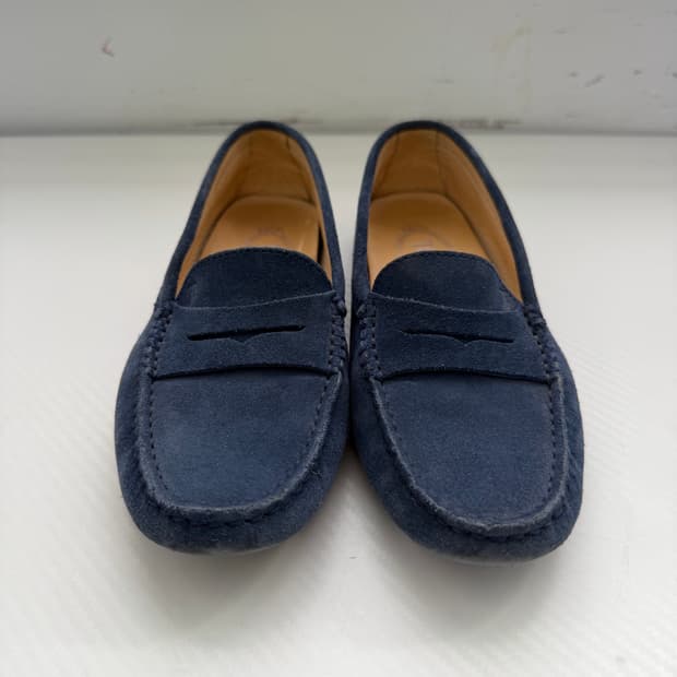 정품) TODS 토즈 여성 스웨이드 로퍼 36