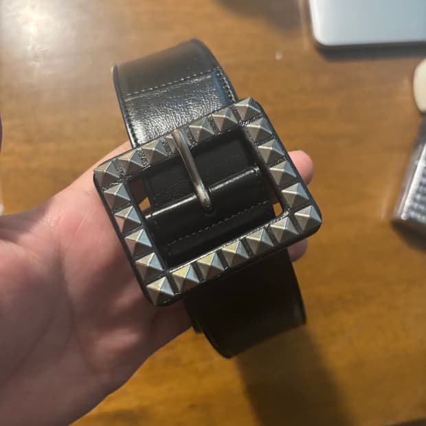 siant laurent stud belt
