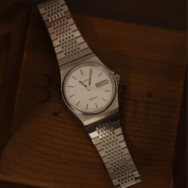[Seiko] 세이코 크로노스데이데이트 스틸 워치 (B급)