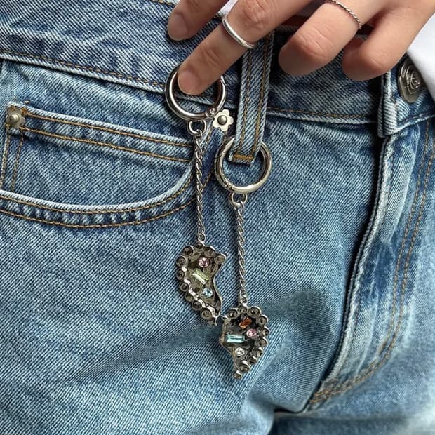 [선물추천] 하트 실버 키링 Heart Keyring (Silver)