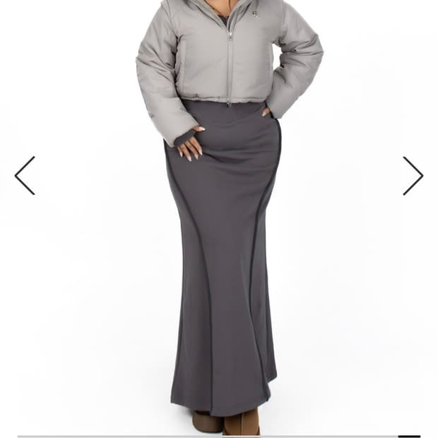 쿨시스 머메이드 라인 맥시 롱 스커트 S