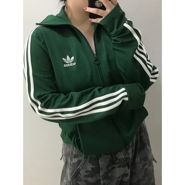 아디다스 그린 파이어버드 져지 105
